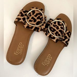 Franco Sarto open toe Leopard sandal